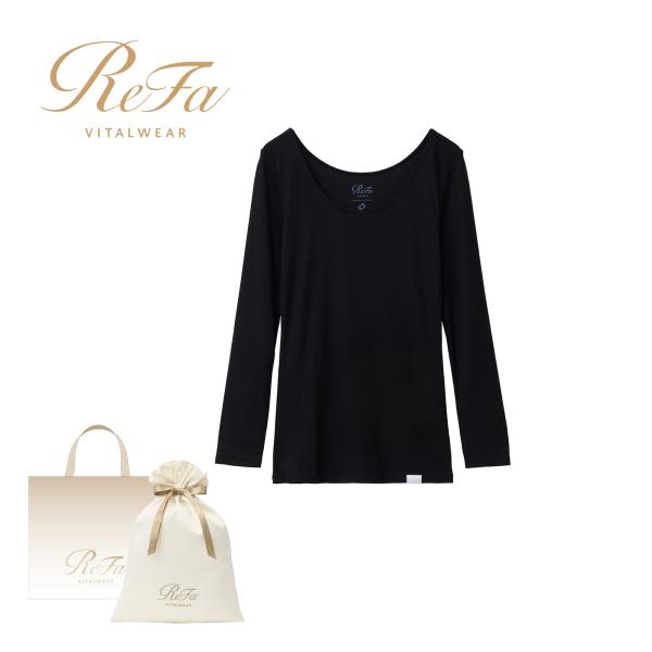 【ReFa VITALWEARギフトラッピングセットM ＆ ショッパーM】リファバイタルテック モイ...