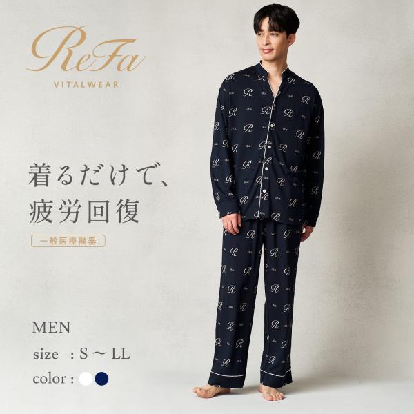 リファ バイタルテック モイストスムース スタンドカラースリープウェア リファロゴ/MEN