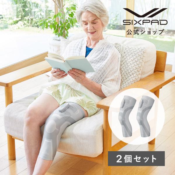 【両足同時にトレーニング 2個セット】 SIXPAD ニーフィット ひざ 膝 敬老の日 ギフト シッ...