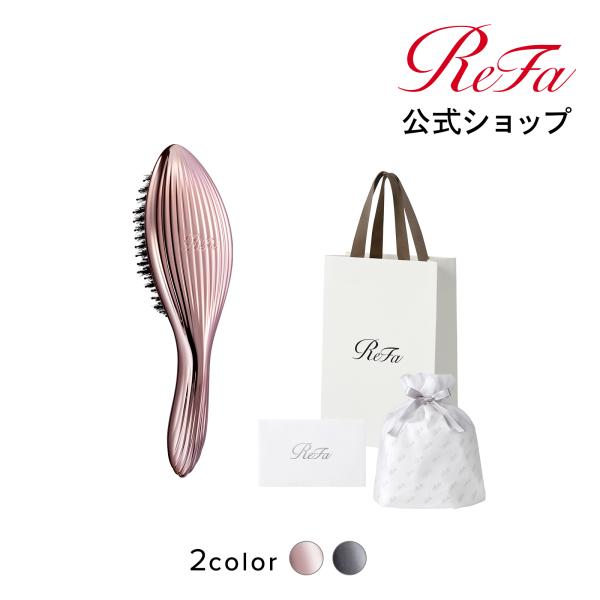 【ReFaプレミアムラッピングセット】リファエールブラシレイ 誕生日 プレゼント ヘアブラシ 豚毛 ...