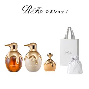 【 ReFaギフトラッピングセット 】リファハニークイーンシャンプー＆トリートメント＆ハニークイーンスカルプ