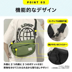 爆買 ショルダーバッグ メンズ レディース 軽...の詳細画像3