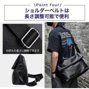 爆買 ショルダーバッグ メンズ 肩掛け バッグ...の詳細画像5