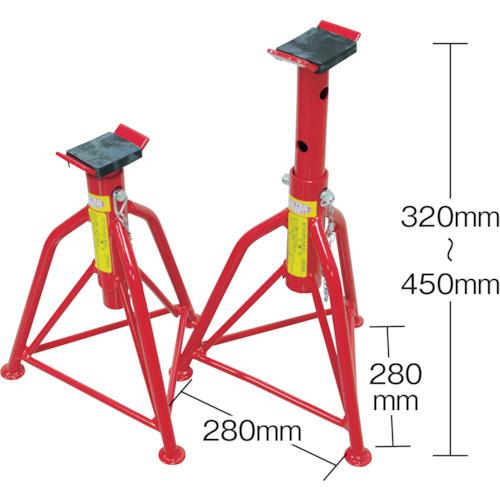 &lt;br&gt; アストロプロダクツ 2TON リジットラック 2脚セット 2007000004296 DI...