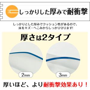 冷蔵庫マット Sサイズ 厚さ2mm W62×D...の詳細画像5