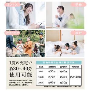 コードレス ヘアアイロン ミニ USB充電式 ...の詳細画像4
