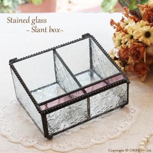 ルイス・C・ティファニー 生命の樹 ステンドグラス風 ガラスボックス