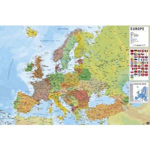ヨーロッパ地図 ポスター GPE-5010｜mu-tairiku