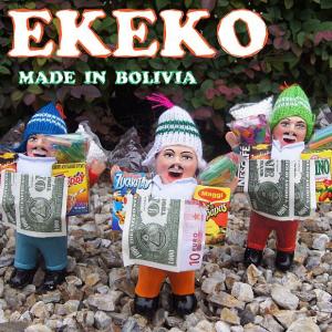 エケコ人形　本物 　願いをかなえてくれる福の神　本場ボリビアより入荷しました（約17〜18cm）Type-A