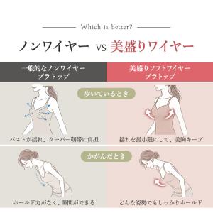 通年 ホールド感 ブラトップ ブラキャミ カッ...の詳細画像4