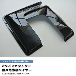 ハイエース200系 網戸 対応 小窓 バイザー...の詳細画像2