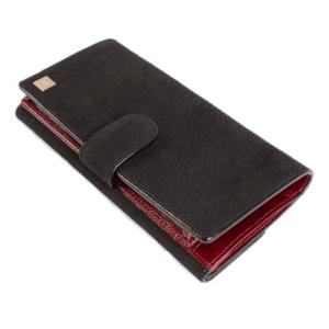 廃盤売り切りのため値下げ！シャーク 長財布・ブラック/大容量長財布/カード収納24枚/ベロ付