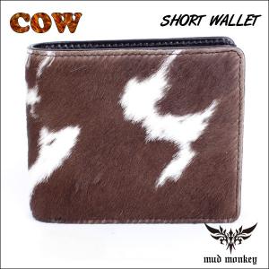 １点物二つ折り財布 ハラコ  COW/イタリアンレザー仕様｜mudmonkey