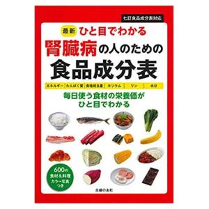 ひと目でわかる 腎臓病の人のための 食品成分表 毎日使う食材の栄養価がひと目でわかる｜muen-genen