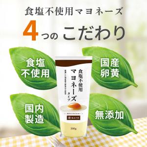 塩ぬき屋 食塩不使用 マヨネーズ 300g|無...の詳細画像3