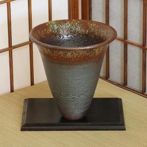 ポイント10倍]信楽焼 大きな 花瓶 窯肌 松皮 20号 おしゃれ 大壺 つぼ