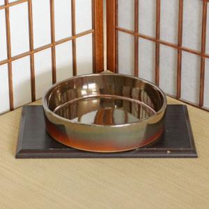 在庫数限り 信楽焼 水盤 花器 13号 白釉 庭湖 堀 足付 陶器 池坊 嵯峨