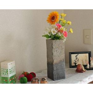 備前焼 伊勢崎満造 耳付花生 花器 花瓶 花入 共箱 伊勢崎満 備前耳付花入 | 新栄堂
