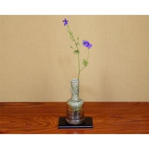 信楽焼 花瓶 青 ビードロ おしゃれ 一輪挿し 花入 陶器 花びん 花器