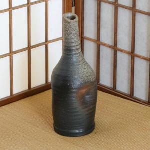 信楽焼 花瓶 青 ビードロ おしゃれ 一輪挿し 花入 陶器 花びん 花器