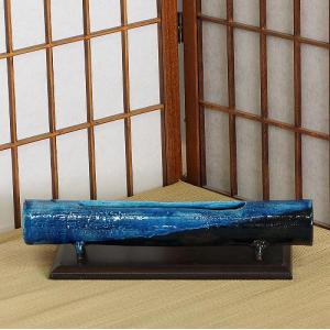 生け花 花器 水盤 20cm 剣山 丸型 ゴムリングつき 7cm 華道 陶器