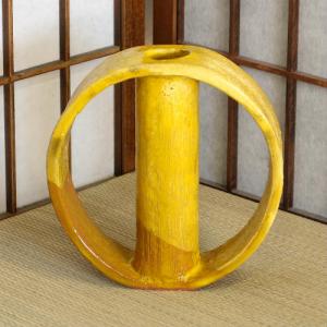 専好立華瓶(小角・耳付) 花器 花瓶 銅器 フラワーベース : フラワー