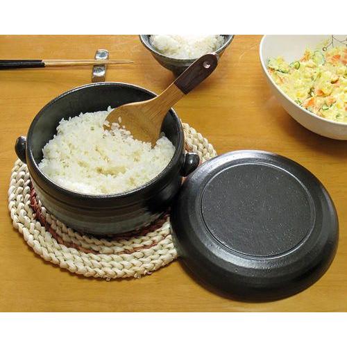 万古焼 電子レンジ対応 陶器 おひつ 3合 用 冷蔵用 日本製 国産 三合 ギフト 萬古焼 焼き物 ...