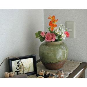信楽焼 名月一輪差し 和風 癒し 壷 つぼ 花瓶 花器 陶器 花入れ