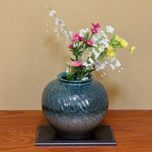 ポイント10倍]信楽焼 大きな 花瓶 古陶 ビードロ 18号 おしゃれ 大壺