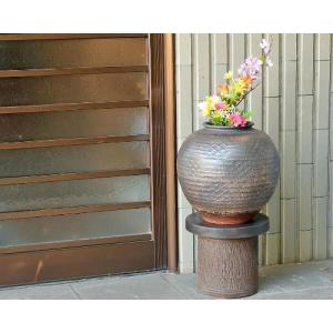信楽焼 穴窯 登り窯 花瓶 自然釉 緋色 スカーレット 薪 おしゃれ