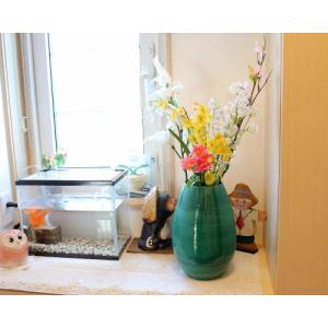 大壺 傘立て 花入れ 陶器 大型 おしゃれ 信楽焼 傘入れ 花瓶 モダン