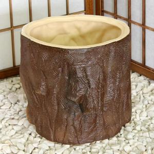 信楽焼 フラワースタンド 園芸 花台 ふくろう...の詳細画像3
