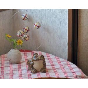 信楽焼 青 カエル 置物 6号 陶器 かわいい かえる 大きい 蛙 おしゃれ
