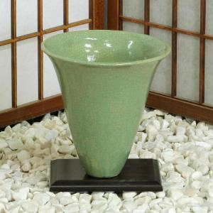 信楽焼 花器 黒 櫛目 コンポート 在庫数限り 陶器 花瓶 生け花 信楽焼 花器 黒 櫛目 コンポート 在庫数限り 陶器 花瓶 生け花