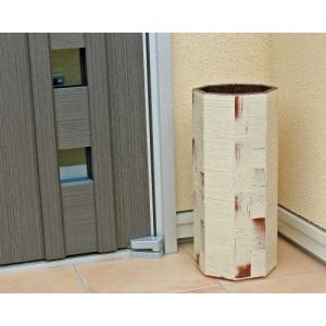 [ポイント5倍]信楽焼 陶器 傘立て クリーム...の詳細画像1