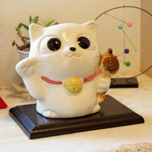 在庫数限り 信楽焼 猫 置物 ネコ君 3.5号陶器 猫の置物 おしゃれ ねこ