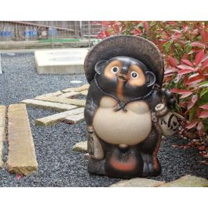 信楽焼 フクロウ 置物 夫婦 8号 黄・白 ふくろう 梟 おしゃれ 北欧