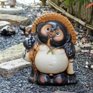 ポイント3倍]信楽焼 狸 置物 開運 たぬきの置物 13号(名入れも可) 玄関