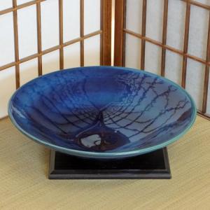 信楽焼 水盤 花器 11号 万年青 丸 陶器 池坊 嵯峨御流 生け花 華道用