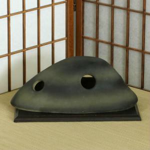 ポイント10倍]信楽焼 大きな 花瓶 窯肌 松皮 20号 おしゃれ 大壺 つぼ