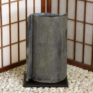 ポイント15倍]信楽焼 大きな 花瓶 灰釉 かぶり 22号 おしゃれ 大壺