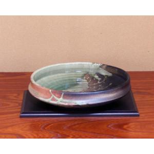 信楽焼 水盤 花器 10号 古信楽ビードロ流し...の詳細画像1