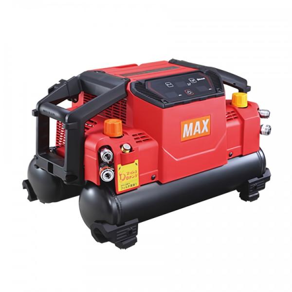 未使用）MAX/マックス AK-HL1310E2 高圧/常圧エアコンプレッサ 11L 無線接続 赤