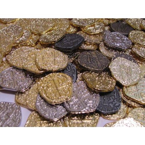 (1, Classic) - Pirate Treasure Coins - 30 Gold and...