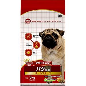 ウェルケア ドッグフード オールステージ パグ専用 3kg