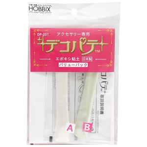 HOBBIX デコパテ粘土 バリューパック 約8g 白 DP-201