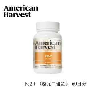 サプリメント 鉄 アメリカンハーベスト Fe2+ 60粒 1日1粒 60日分 AmericanHarvest 購入金額別特典あり 正規品 天然 ナチュラル ノンケミカル 自然 栄養機能食…｜mugigokoro-y