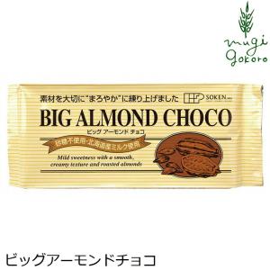 チョコレート 国産 無添加 創健社 ビッグアーモンドチョコ 400g 正規品 ナチュラル 天然 無添加 不要な食品添加物 化学調味料不使用 自然食品｜mugigokoro-y