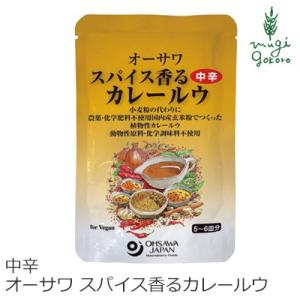 カレールウ 無添加 オーサワジャパン オーサワ スパイス香るカレールウ（中辛） 120g 正規品 国...