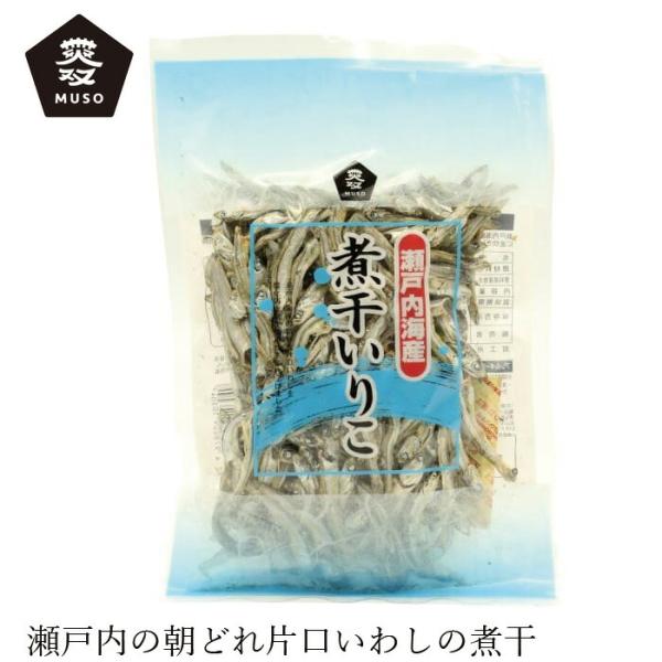 煮干し ムソー 煮干いりこ 100g 購入金額別特典あり 正規品 国内産 化学調味料不使用 無添加 ...